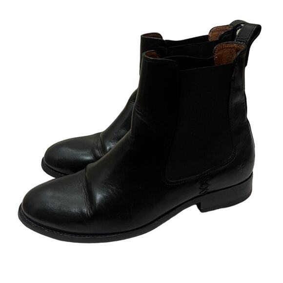 Frye Black Melissa Double Sole Chelsea Boots Women's Sz. 8 - Picture 2 of 10